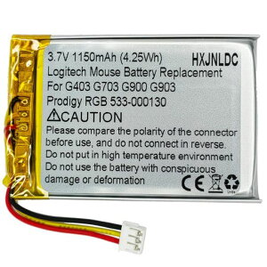 DC3.7V1150mAh���`�E���|���}�[�񎟓d�rforLogitech���C�����X�}�E�XG403G703G900G903ProdigyRGB533-000130��DIY3.7-5V�d�q���i�A����3���d�r����������