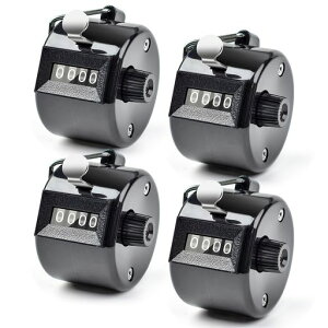 GOKEI数取り器数取器手持型手動アナログカウンターカウント4桁9999まで小型電池不要計数器数量カウント人数計測数取り計数機数とり簡単リセット機能交通量野鳥の会数量データ収集個数…