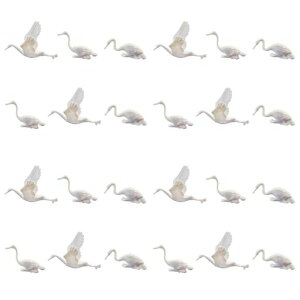 情景コレクション赤crow冠させたクレーン鳥の彫像1:7524本入りモデル建物模型ジオラマ箱庭装飾鉄道模型教育DIYGY25075-24JP