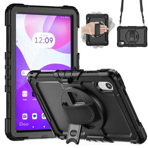 �u�����X�N���[���v���e�N�^�[�vDooLenovoTabM11�p�P�[�X2024�N����10.95�^ZADA0020JP�Ή��ϏՌ��J�o�[360°��]�L�b�N�X�^���h�莝���o���h�V�����_�[�����h�~�O�w�\���S�ʕی�h�o�q������p