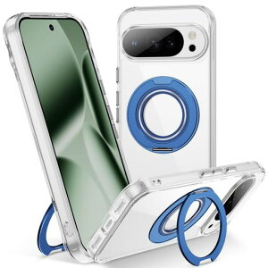 Jajaful�Ή�GooglePixel10/10Pro�p�P�[�X�N���AMagsafe�Ή�360°��]�X�^���h�ԍڃz���_�[�Ή��w��h�~���ϖh�~�ϏՌ��ČRMIL�K�iSGS�F�؃s�N�Z��10�J�o�[�s�N�Z��10Pro