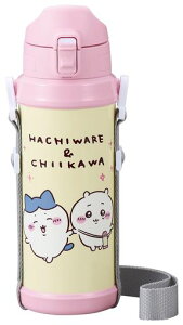 オーエスケーOSK水筒ダイレクトステンレスボトル800mlちいかわストラップ付ロック付きワンプッシュ保冷直飲み可愛いドリンク飲み物SBR-800D