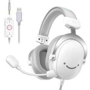 FIFINEQ[~OwbhZbg7.1TEhTEhL3.5mm/USBڑ50mmhCo[ESw}CNtPC/X}z/NintendoSwitch/PS4/PS5ɑΉʒ߉\^Q[zM
