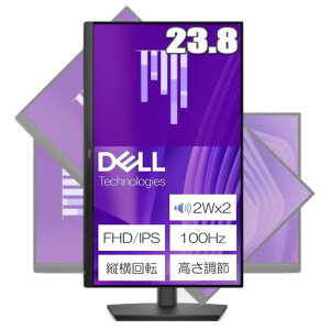 Dell �t���f�B�X�v���C E2425HSM 23.8�^/1920x1080/HDMI�ADisplayPort�AVGA/�u���b�N/�X�s�[�J�[:����