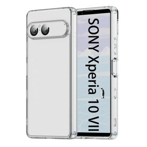 UIUIKA for �\�j�[ Xperia 10 VII �P�[�X SONY XQZ-CBFE�P�[�X ���炩 ��G�� �Ռ��ی� ���ϖh�~�X�}�z�J�o�[ �􂦂�(�N���A)
