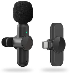 �y360°�W���s���}�C�N�ztype-C �s���}�C�N ���C�����X iPhone 16/15�V���[�Y�Ή� Android�p Type-C �u���ڑ� �m�C�Y�y�� �v���O&�v���C APP�s�v Bluetooth�s�v 7���ԘA���g�p �N���b�v��