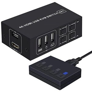 kvm�X�C�b�`hdmi4KHDMI�ؑ֊�4�|�[�g(PC4��p)UltraHD4K60HzHDMI2.0HDCP2.23D/HDR�X�v�����^�[USB2.0USB�L�[�{�[�h/�}�E�X���L