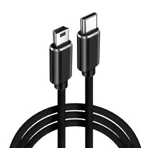 �~�jUSB�P�[�u�� C-MiniB�[�q Type C to Mini USB �ϊ��P�[�u�� �u���b�N 1M USB2.0 �f�[�^�]��/�[�d���Ή� �f�W�J�� �O�t��HDD �h���C�u���R�[�_�[ MP3/MP4 GPS�Ή� ���葬�]�� �v���O�A���h�v���C�Ή�