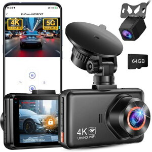 ZAIDER�h���C�u���R�[�_�[�O��J�����h�����R�O��z���s�v�y�O4K+��1080P&�X�}�z�Ή��z�G���W���A��G�Z���T�[�Ռ��^��WDR/HDR�␳�h���Î�Wi-Fi�Ή�3�C���`�t��170�x���L�pLED�M���@�Ή��o�b�N�c