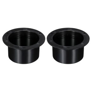 PATIKIL75mmダクト接続フランジ2個排気ホースフランジABS円形空気ダクト暖房冷房換気システム用