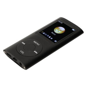 ポータブルMP3プレーヤー音楽プレーヤーミニMP3プレーヤーデジタルオーディオプレーヤー語学学習音楽再生イヤホンとUSBケーブル付き耐腐食性1.8インチ大画面操作簡単最大8再生時間最大64…