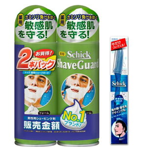 Schick(�V�b�N)��p�V�F�[�u�K�[�h�V�F�[�r���O�t�H�[���_�u���p�b�NW�p�b�N���܂��t��200gx2�E���J�~�\���j�������Y�y��򕔊O�i�z