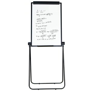 XIWODE磁気ホワイトボード両面使用可能折りたたみ式900x600mm(黒ですアルミ合金フレーム)U字ホルダー付き上下調節可能オフィス/会議室/子供部屋用収納便利ドライイレースボード