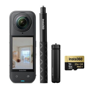Insta360X5-�h��8K360�x�S�i�J�����A�����Ï����\�A�����Ȃ����B��_���ʁA���Ō����\�ȃ����Y�A3���ԃo�b�e���[�A�E�B���h�K�[�h�����A��u���␳�A�g���v��AI�`�b�v�f�U�C��