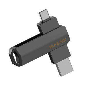 SUNEAST (���{) REVOLVE R10�V���[�Y 512MB �|�[�^�u�� SSD HDD USB-A 3.2 & USB-C 3.2 �_�C���N�g�v���O�C�� PSSD �ǂݎ��:1050MB/�b ��������:950MB/S �X�C�x���f�U�C��