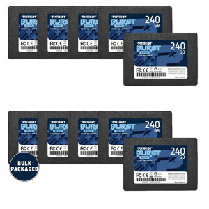 PatriotBurstEliteSATA3240GBSSD2.5�h10PackNon-RetailBulkPackaged