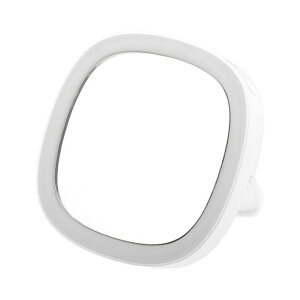 VOCOSTE化粧鏡ライト付きメイクミラーバニティミラー3カラー照明モードUSBポート充電可能ラウンドシェイプ白