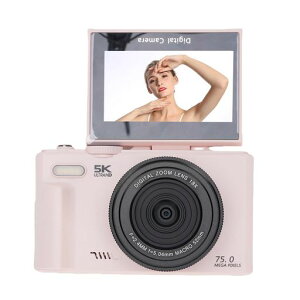 VBESTLIFE �ʐ^�p5K�f�W�^���J����,18X�Y�[���t��WiFi 75MP�����M���O�J����,0.45X�L�p�}�N�������Y,3 �h180 ° �t���b�v�X�N���[���R���p�N�g�r�f�I�J����