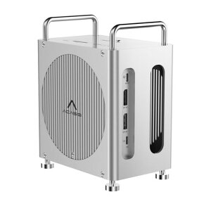 ACASIS 40Gbps Mac mini M4�h�b�L���O�X�e�[�V���� M.2 SSD �X���b�gx2�A11-in-1 Mac mini M4/M4 Pro�Ή� DP 4K60Hz�o�� USB-A 10Gbpsx3 PD 30W���d SD/TF