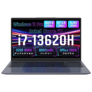 OFFICE 2024 ���ڃm�[�g�p�\�R���Q�[�~���O Core i7-13620H(10C12T�Eup to 4.9GHz)15.6�C���`laptop 1920*1080 DDR4 32GB������x2�g���\ NVMe SSD �w��F��