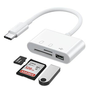 JuckierSDJ[h[_[Type-CUSB/SD/TFϊA_v^3in1SD/TFJ[hX}z]USB3.0OTG@\ݒsvʐ^/rfI/t@C`J[_[