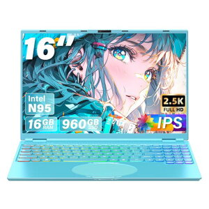 �m�[�g�p�\�R���yMS Office 2019/Win 11Pro�z16�C���`2.5K FHD(2560x1600) IPS �����É�CPU Celeron N95 1.7~3.4Ghz/������:DDR4 16GB USB