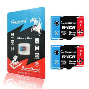 Cloudisk2̃}CNSDJ[h64GBU3Class10}CNSDXCJ[h́AQ[AgѓdbAJA^ubgPCAh[ɍœKĂ(64GB)