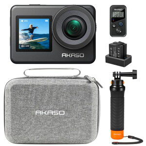 AKASO Brave7 �A�N�V�����J����4K60FPS �����J���� �t���[�e�B���O�n���h�O���b�v+���[�o�b�O�t�� �A�N�V�����J��