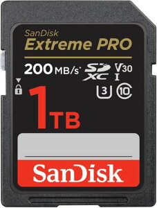SanDisk (�T���f�B�X�N) 1TB Extreme PRO SDXC UHS-I �������[�J�[�h - C10�AU3�AV30�A4K UHD�ASD�J�[�h- SDSDXXD-1T00-GN4IN