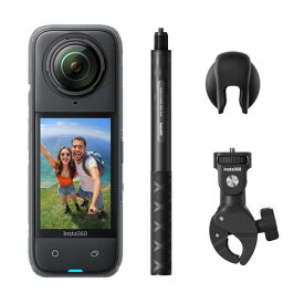 Insta360X4-8K防水360度アクションカメラ、ウェアラブルカメラ、4K広角ビデオカメラ、見えない自撮り棒効果、着脱式レンズガード、135分の連続撮影可能なバッテリー、AI編集、手ブレ補正、…