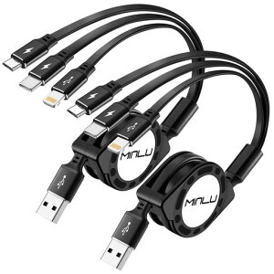MINLU[dP[u3in1莮1.2m3.0A}[d[MFiF]3䓯[dCgjOP[u/USBTypecP[u/MicroUSB[dR[hiphone16/15/14ProMaxTX
