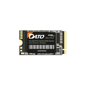 DATO�_�g ���� SSD 512GB M.2 2242 PCIe Gen3 x 4 NVMe, �����\���b�h�X�e�[�g�h���C�u, �ő�2500 1700 MBs, �m�[�g�p�\�R�� �^�u���b�g - DP342