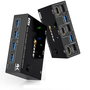 fAfBXvC?HDMI+DisplayPortKVMXCb`AUSB3.0DPHDMIKVMXCb`4K@60HzA22oPCؑ֊2PCT|[gA2̃j^[1
