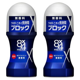 エイトフォーメン8X4メンロールオン無香料60MLx2個セットデオドラント男性用メンズ