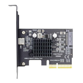 CYカードUSB3.2Gen2Type-C20GbpsUSB-CからPCI-E4Xデスクトップボード用クイックアダプタ
