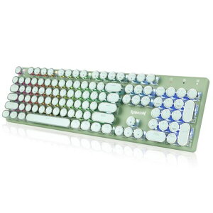 RedragonK710���C�����X�^�C�v���C�^�[���J�j�J���L�[�{�[�h��(BT/2.4GHz/�L��)�p��z��104�L�[�e���L�[�t�����g��RGB�o�b�N���C�g���^���p�l���[�d���Q�[�~���O�^�C�s���O�pWindows/Mac/�Ή�