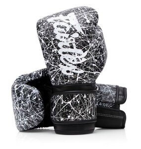Fairtex BGV14 �{�N�V���O�O���[�u - (�u���b�N/�z���C�g/8�I���X)