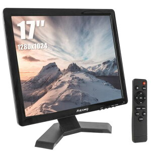 Mexmp 17�C���` �Ď��J�����pTFT�t�����j�^�[ 1280x1024 HDMI/VGA/AV/BNC/MIC USB���͑Ή� �����R���t �����X�s�[�J�[ �z�[���Z�L�����e�B�V�X�e���p