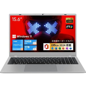 UOWAMOU �m�[�g�p�\�R�� 15.6�C���` 1920x1080 IPS�t���X�N���[�� ���� Intel�y���e�B�A���S�[���h 6500Y �v���Z�b�T�[ 16GB ������+1TB SSD ���^�{�f�B�݌v Windows11 ���� �É��\��