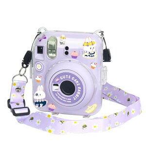 HIYQINmini12�P�[�X�x�m�t�C����InstaxMini12�J�����p�ی�N���A�P�[�X�N���X�^���n�[�h�V�F���J�o�[�V�����_�[�X�g���b�v�t���J�����X�e�b�J�[