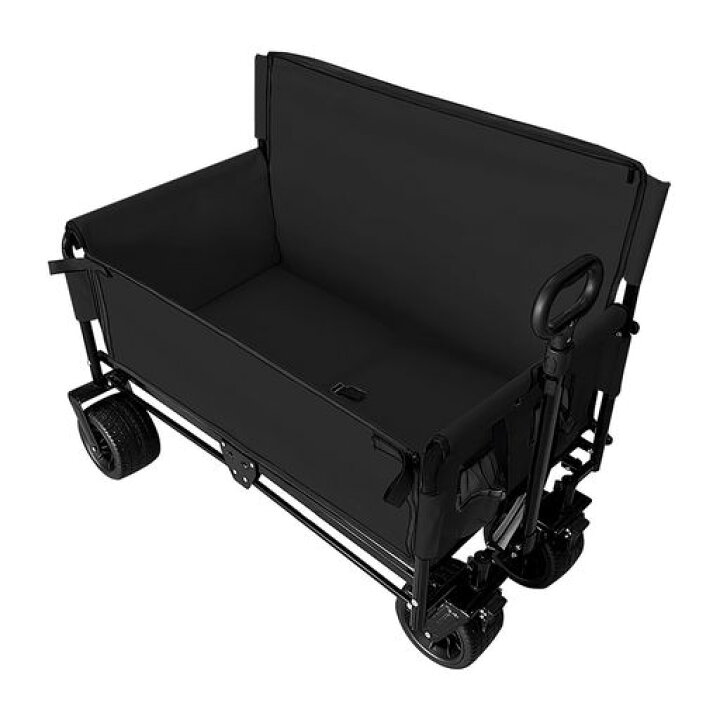 楽天市場】AetherTechキャリーワゴンキャンプワゴンキャリーカートアウトドアワゴンブッラクソファ付きキャンプカートワンタッチ収束耐荷重200kg 大容量150L頑丈サイレントホイールワイドタイヤ搭載… : Raspberry Market