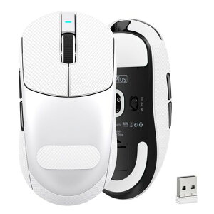 ATTACK SHARK X8PLUS �Q�[�~���O�}�E�X ���C�����X���� 40K�Z���T�[ �y��55g 1K�|�[�����O���[�g ��x�� 2.4G/Bluetooth/USB�L�� �[�d�� 6�v���O�����{�^�� 200���ԘA���g�p�\ �O���b�v�e�[�v