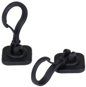 タカショー日よけシェード取付用マグネットフックO型ブラックシェードサンシェードオーニングベランダ目隠しスチール部位に取り付けができるナイロン樹脂磁石NMT-F11