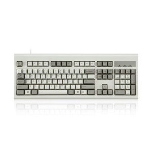 Perixx(�y���b�N�X) PERIBOARD-106MUS �L�[�{�[�h �L�� �p�t�H�[�}���X �t���T�C�Y USB �����u���� �ő�1000����̃L�[�X�g���[�N �x�[�W�� �p��z�� �y���K�ۏؕi�z (�p��z��E�x�[�W��)