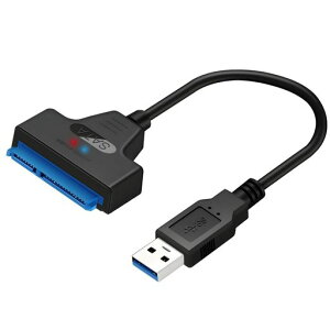 SATA USB �ϊ��P�[�u�� 3.0�Ή� 2.5�C���` HDD/SSD�p 5Gbps�����]�� SATA�P�[�u�� �R���o�[�^�[ SATA3�ϊ��A�_�v�^�[ �O�t���n�[�h�h���C�u�ڑ� �ő�2TB�Ή� �|�[�^�u���f�U�C��