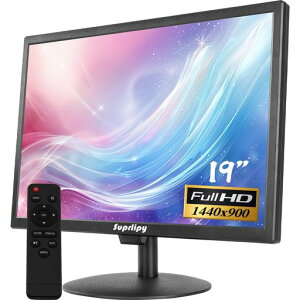 Suprlipy19�C���`FHD���^�t���f�B�X�v���C���j�^�[�f�B�X�v���C�X�N���[��1440x90060Hz16:10BNCVGAHDMIAVUSB���͕t���������E�h�X�s�[�J�[CCTV�h�ƃJ����DVRPC�Q�[���@�p
