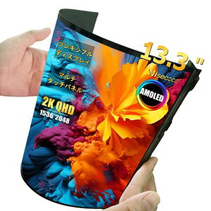 wisecoco�C���`�L�@EL2K1536x2048�t���L�V�u�����j�^�[OLED�^�b�`�p�l��AMOLEDIPS�f�B�X�v���C�h���C�o�{�[�h�t���܂�Ȃ��\�ȃX�N���[��