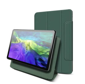 GOBUKEEFolioCaseforiPadPro5/4GenerationwithMagneticPencilHolderSlimFit12.9inchPineGreen