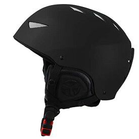 VIHIRスキーヘルメット調整可能通気口、ゴーグルとオーディオ互換、取り外し可能なライナーとイヤーパッド、男性、女性、若者向けのスノーボードヘルメット