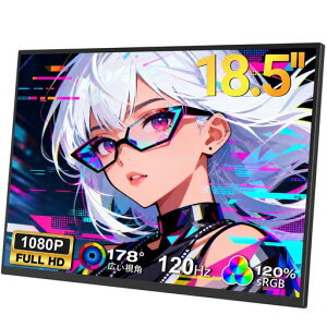 Laptomo ���o�C�����j�^�[ 18.5�C���` IPS ���o�C���f�B�X�v���C ���� 1920x1080 FHD ����� �����X�^���h���� �m�[�gPC�p�|�[�^�u���f�B�X�v���C �����^�� �T�u���j�^�[ USB Type-C/mini HDMI�ڑ�